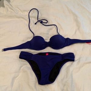 Royal Blue  Victoria’s Secret bandeau  Bikini set